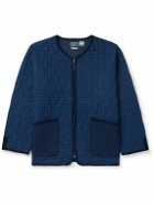 Blue Blue Japan - Indigo-Dyed Quilted Padded Cotton Jacket - Blue