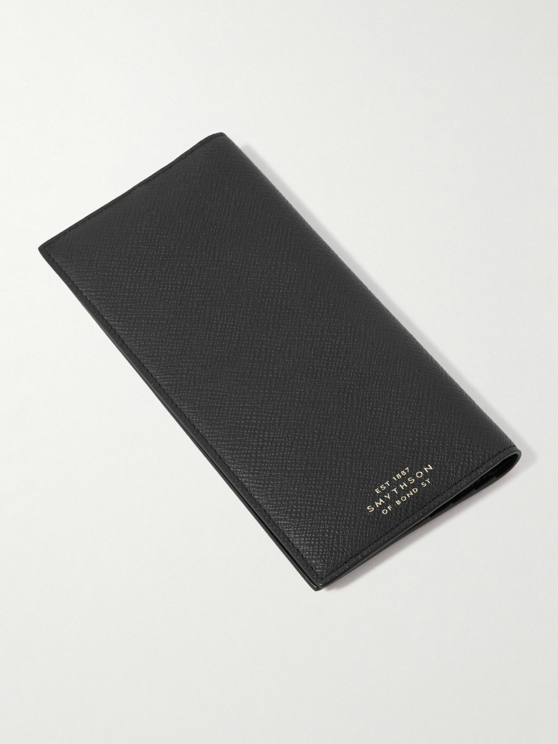 Smythson Panama CrossGrain Leather Bifold Wallet Smythson