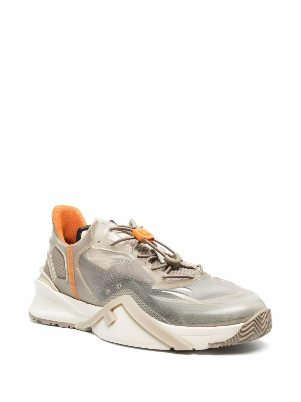 FENDI Neutral Fendi Flow Panelled Runner Sneakers Fendi