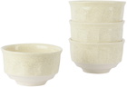 Jars Céramistes Off-White Dashi Bowl Set, 4 pcs