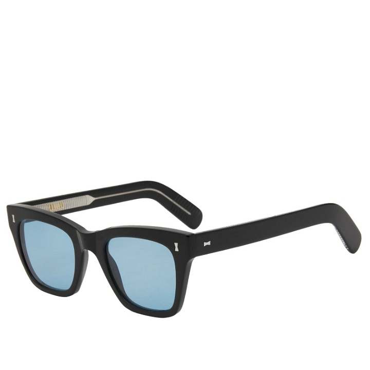 Photo: Cubitts Men's Compton Sunglasses in Black/Blue 