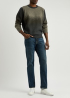 Rag & Bone Downing Dégradé Wool-blend Jumper Green