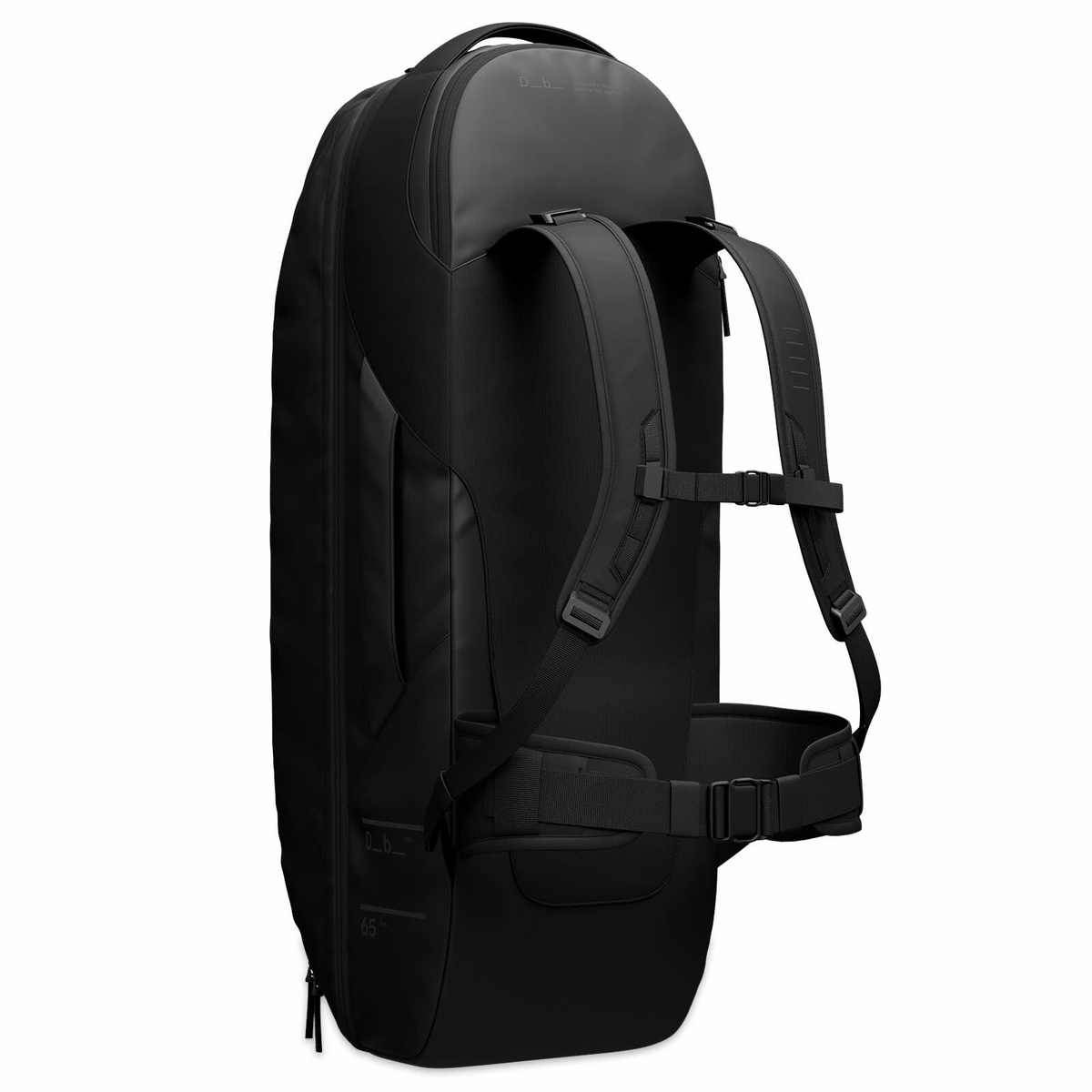 Db Journey Skateboarding Pro Travel Pack - 65L in Black Out 