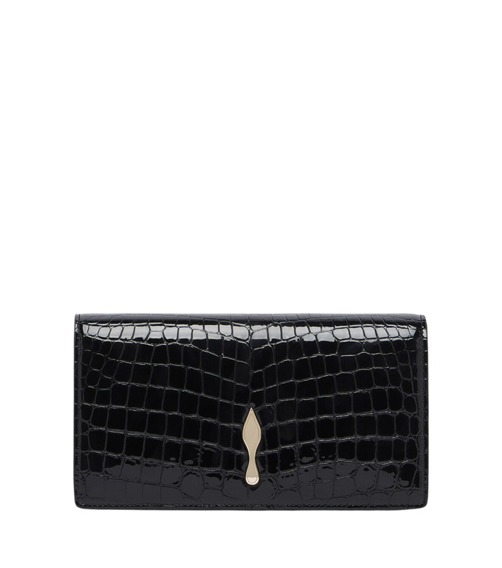 Photo: Christian Louboutin Bettina croc-effect patent leather clutch