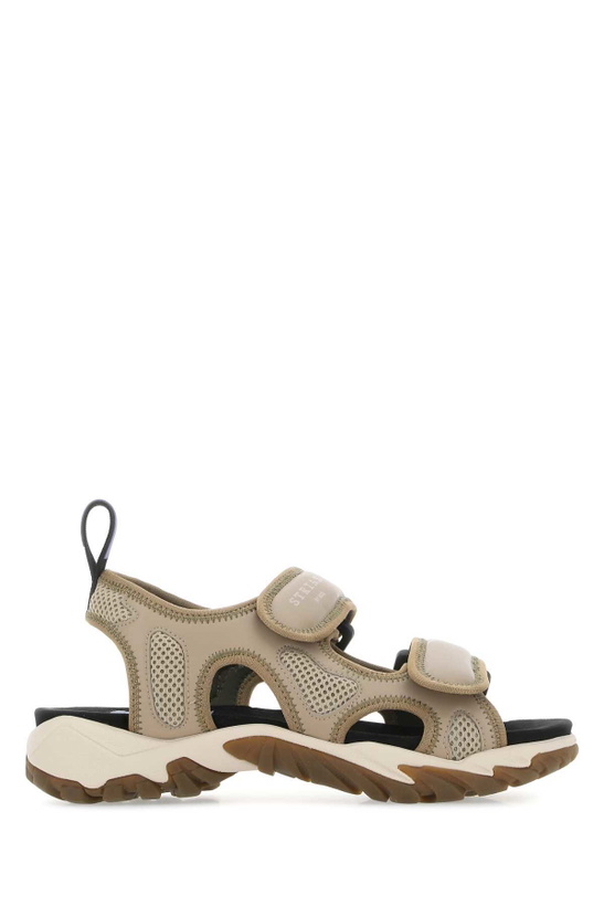 Photo: McQ Alexander McQueen Multicolor Fabric S10 Striae Sandals
