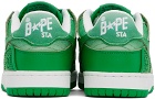 BAPE Green Sk8 Sta #4 Sneakers