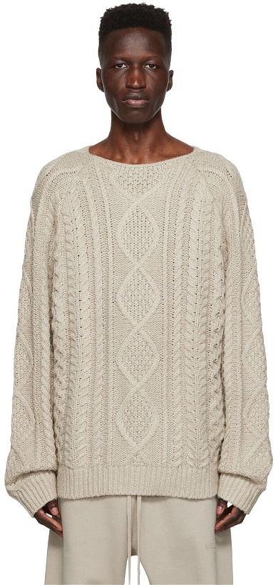 Photo: Essentials Gray Raglan Sweater