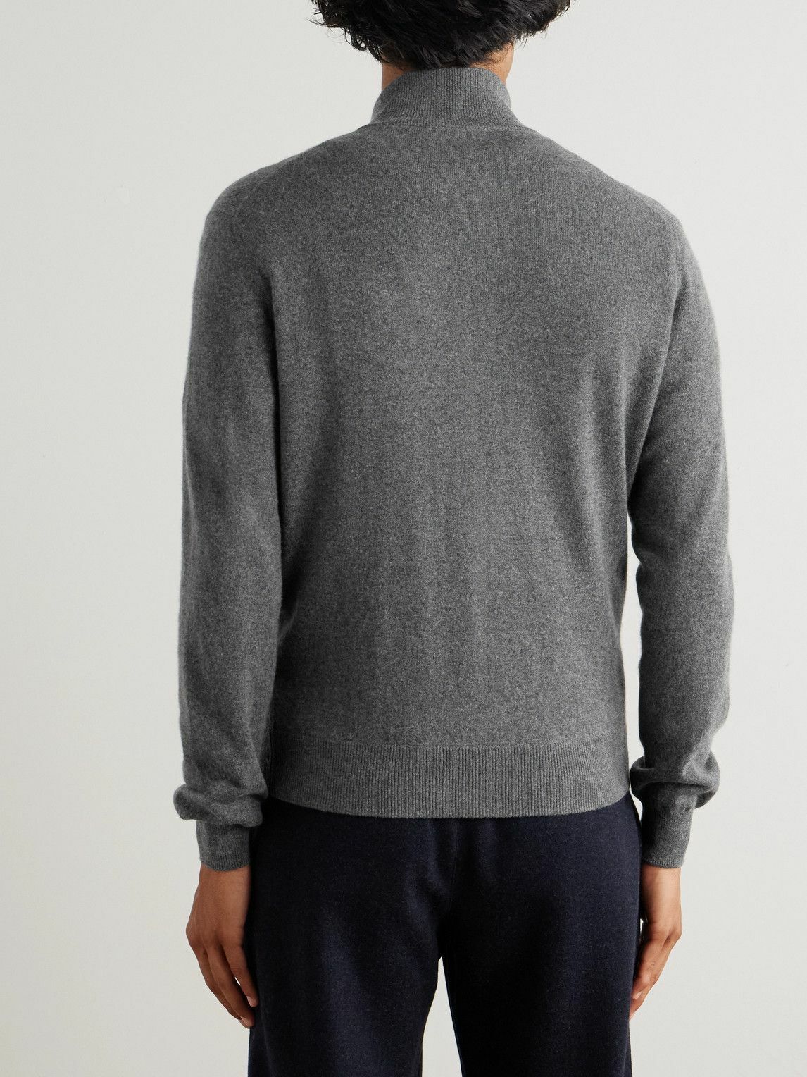 Loro Piana - Cashmere Zip-Up Sweater - Gray Loro Piana