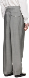 Lanvin Gray Straight Trousers