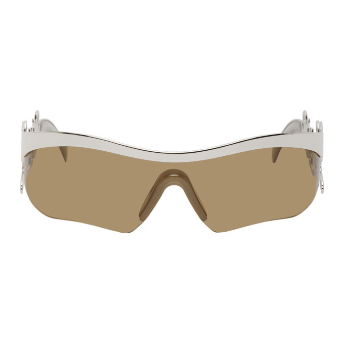 Photo: Loewe Silver Logo Mask Sunglasses