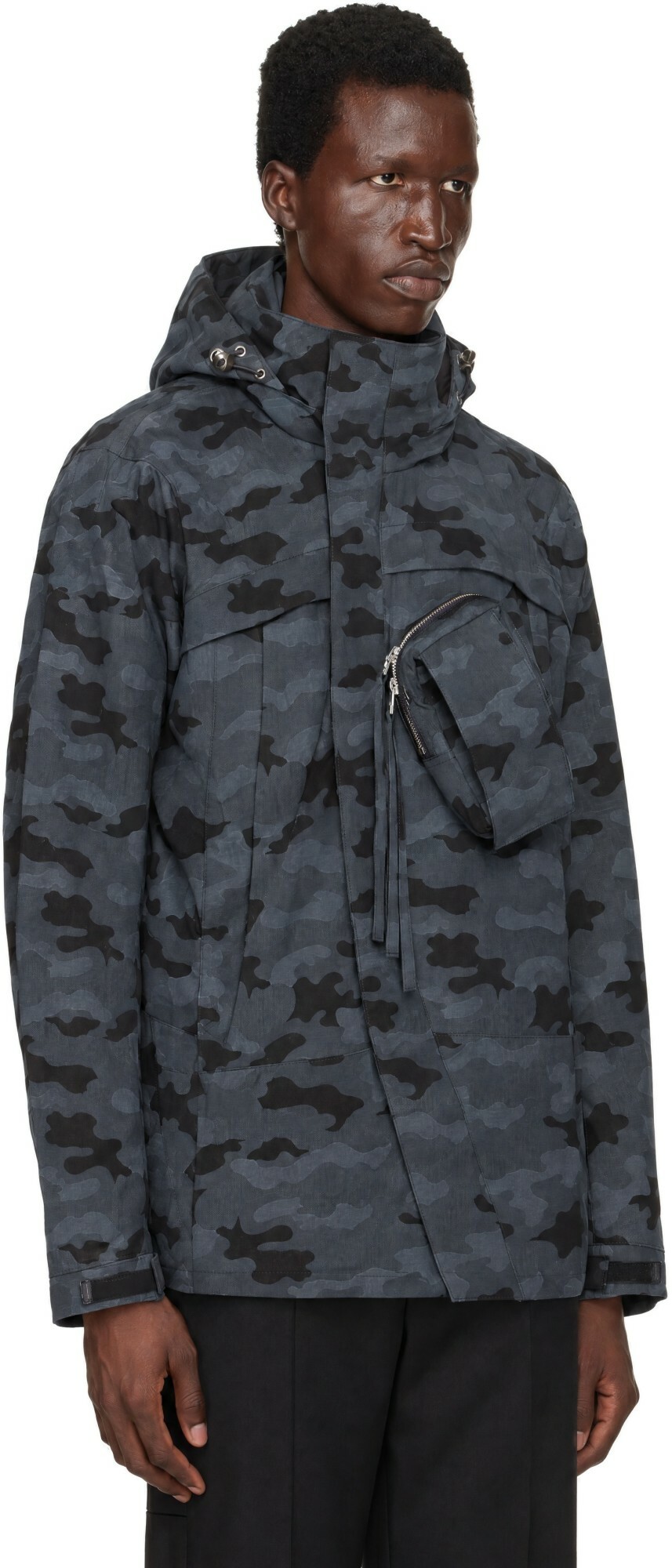 FFFPOSTALSERVICE Blue MK3 Curved Zip Jacket
