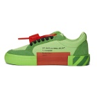 Off-White SSENSE Exclusive Green Low Vulcanized Sneaker