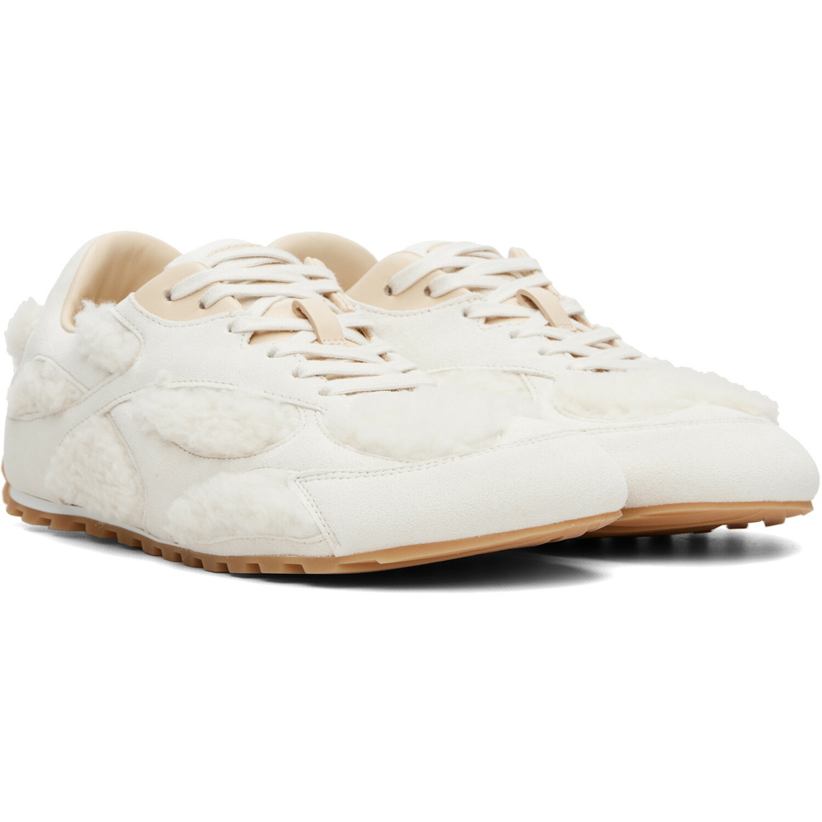 Bottega Veneta Off-White Orbit Flash Sneakers