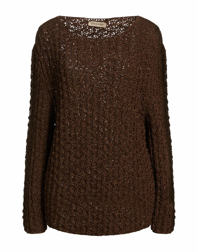 Photo: Gentryportofino Womens Sweater Chocolate in Brown
