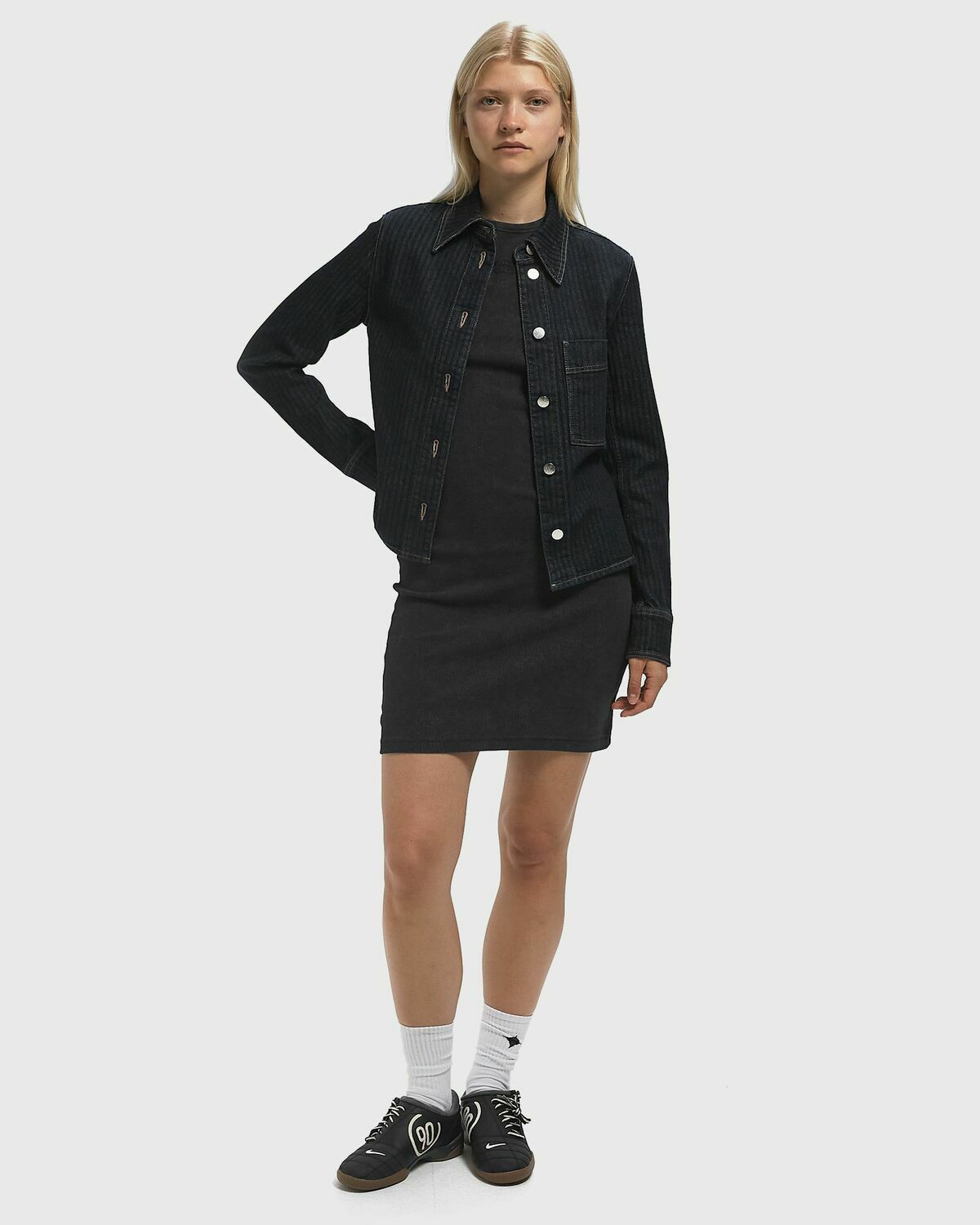 Gestuz DREW WASHED LOGO DRESS Grey Women