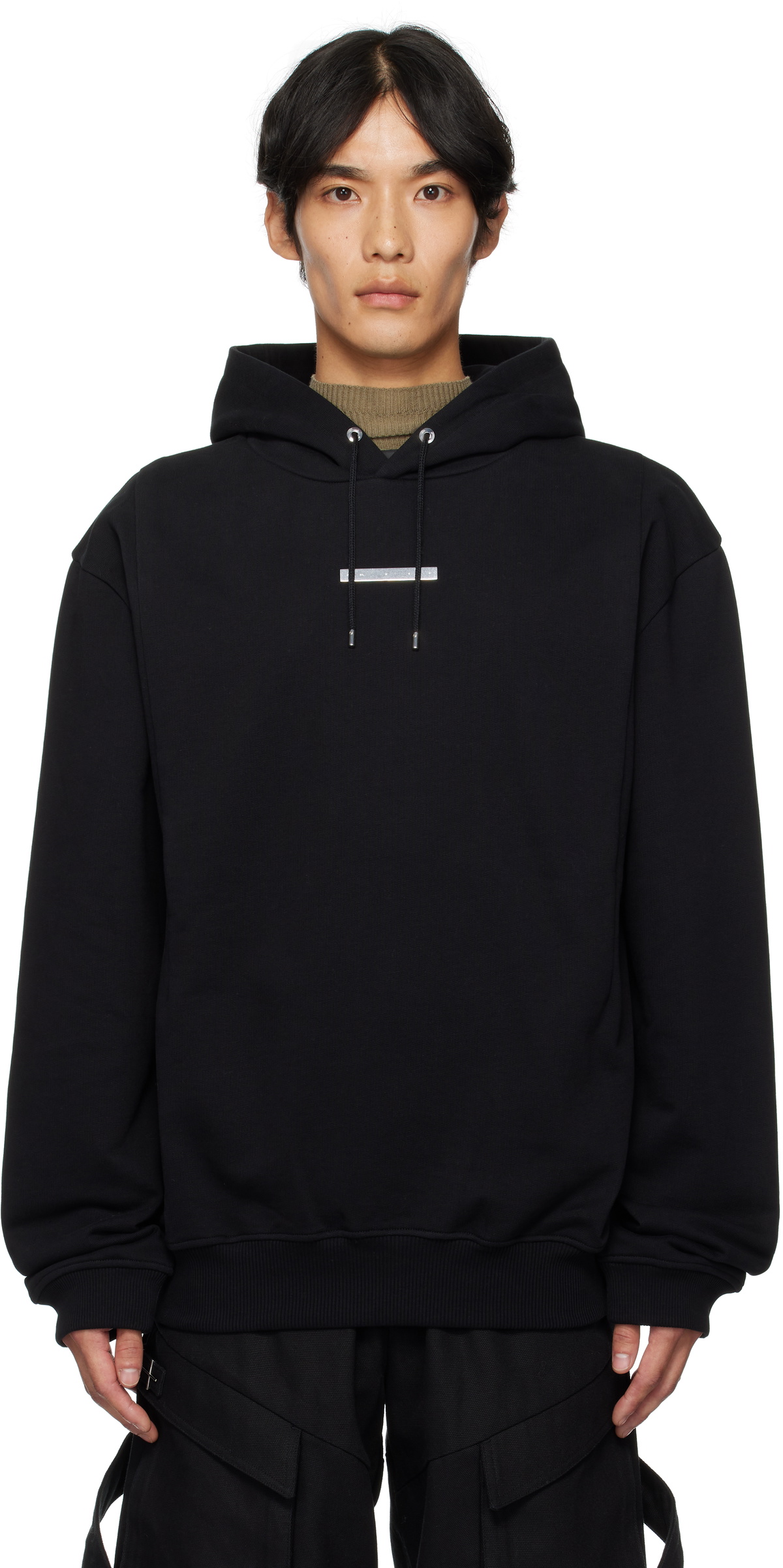 HELIOT EMIL Black Inviola Cashmere Hoodie Heliot Emil