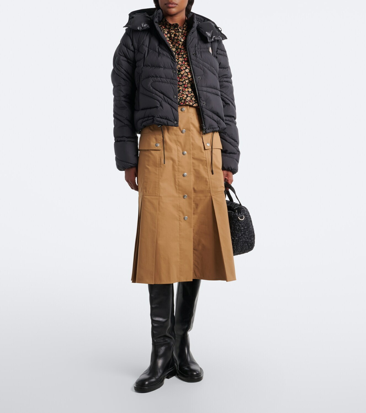 Moncler Leona hooded down jacket