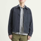 Norse Projects Men's Arresskov Compact Cotton Shirt Jacket in Dark Navy