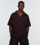 Jil Sander Cotton-blend polo shirt