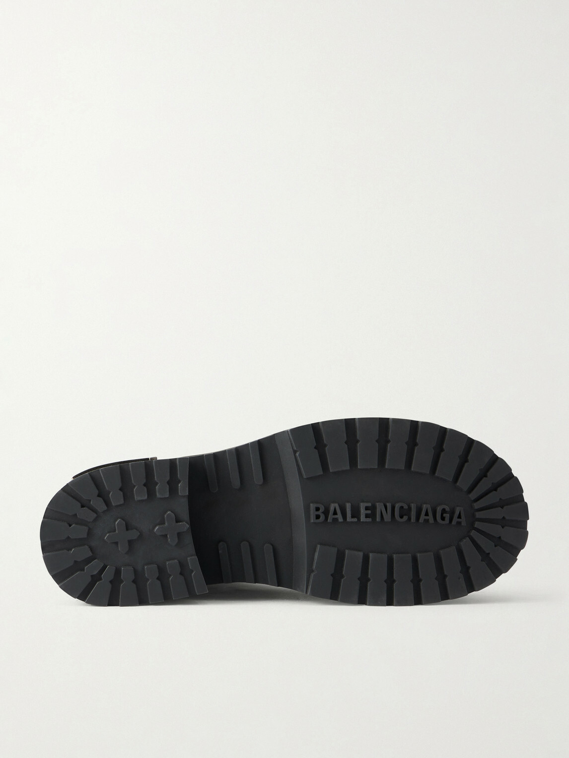 Balenciaga - Venom Distressed Leather Boots - Black