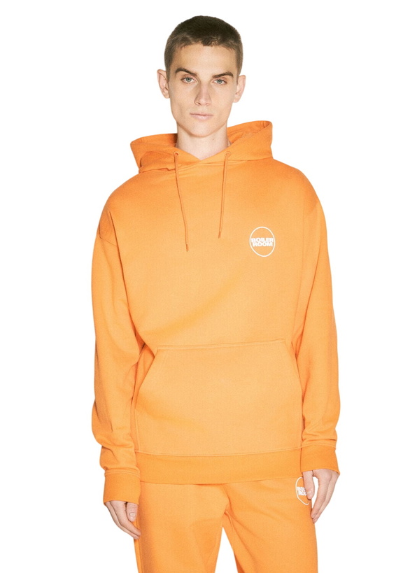 Photo: Boiler Room Logo Print Hooded Sweatshirt