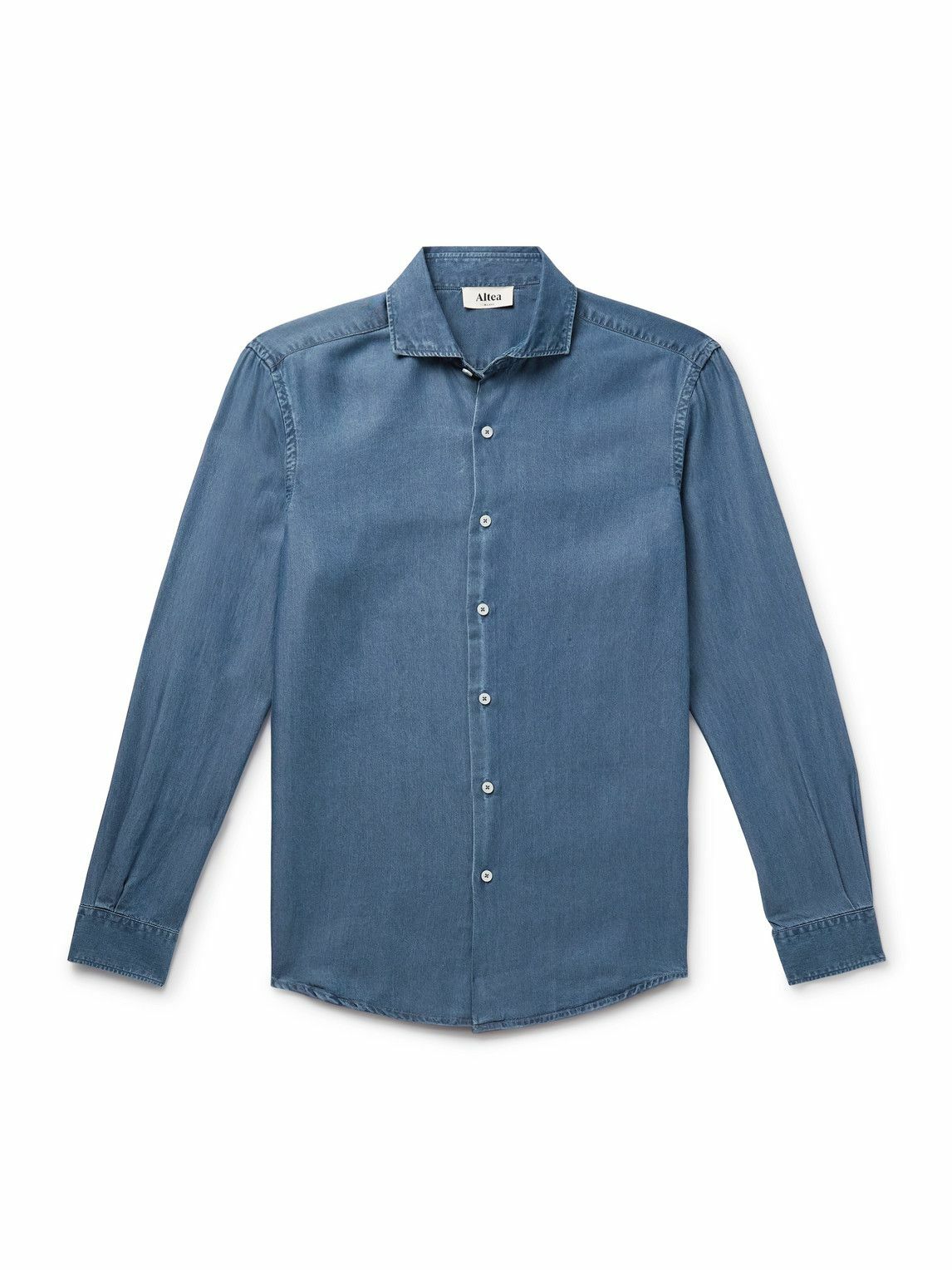 Altea - Antoine Lyocell-Chambray Shirt - Blue