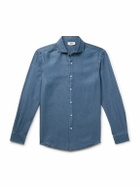 Altea - Antoine Lyocell-Chambray Shirt - Blue