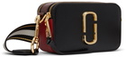 Marc Jacobs Black & Red 'The Snapshot' Shoulder Bag