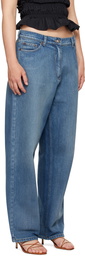 Magda Butrym Indigo Loose Leg Jeans