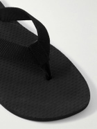 The Row - Dune Grosgrain Flip Flops - Black