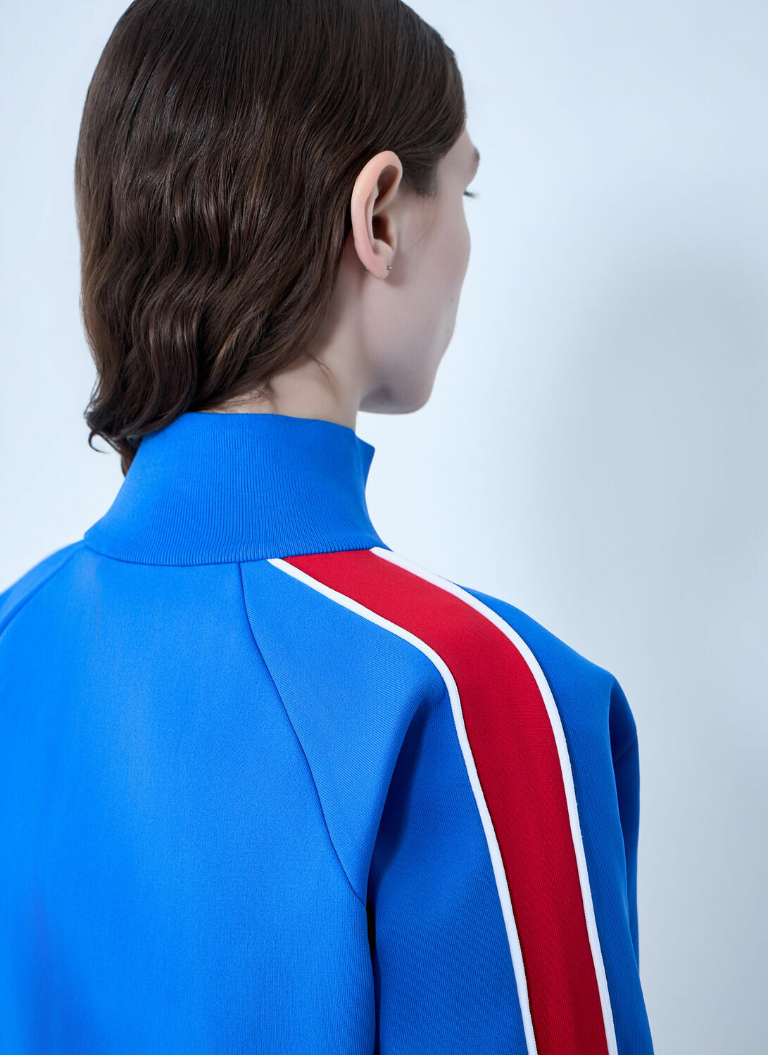 Miu Miu Technical Yarn Zipper Sweatshirt
