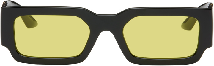 Photo: Versace Black Greca Maxi Sunglasses