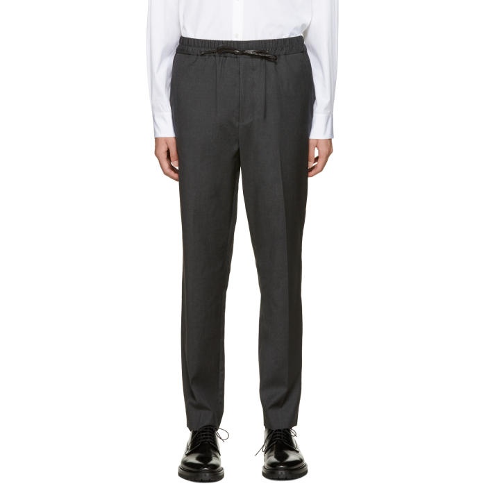 Photo: 3.1 Phillip Lim Grey Wool Tapered Trousers