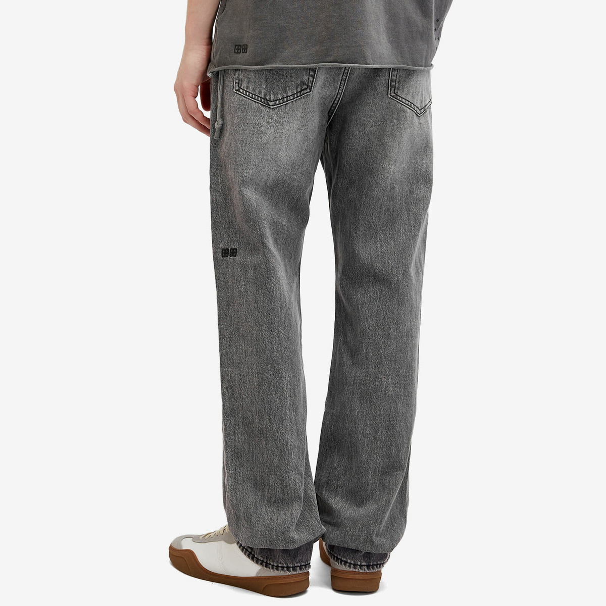 Ksubi Men's Anti K Loose Jeans in Worn Grey