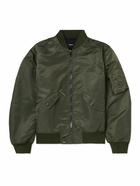 Theory - Frame Shell Bomber Jacket - Green