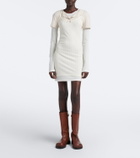Acne Studios Layered knitted minidress