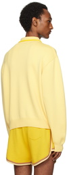 King & Tuckfield Yellow Bomber Cardigan