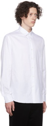 Salvatore Ferragamo White Cotton Shirt