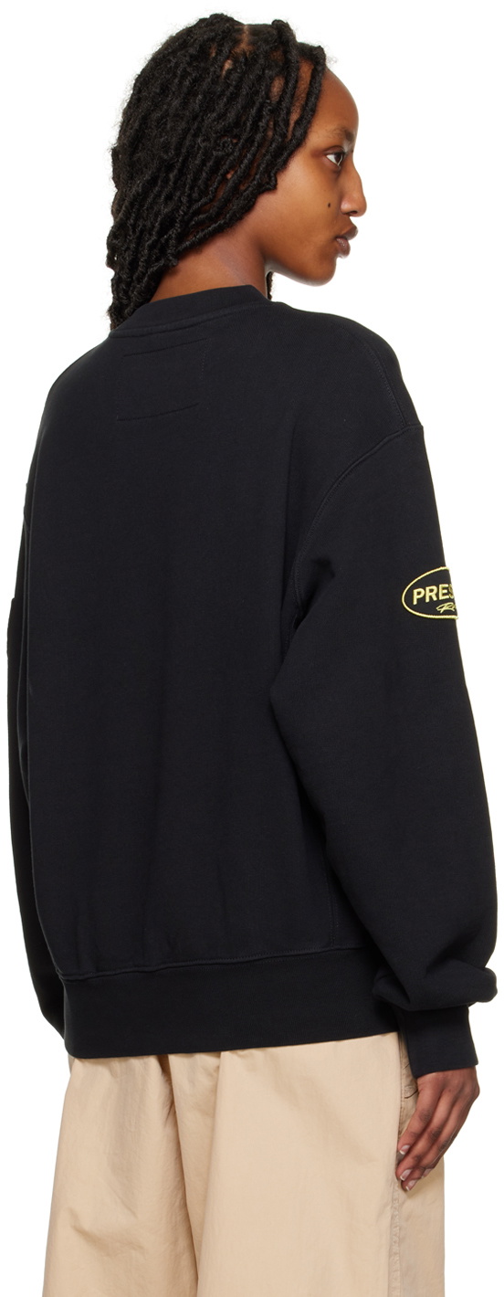 Heron Preston Black 'Preston Racing' Sweatshirt