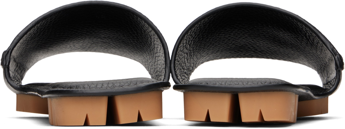 Bottega Veneta Black Shore Sandals