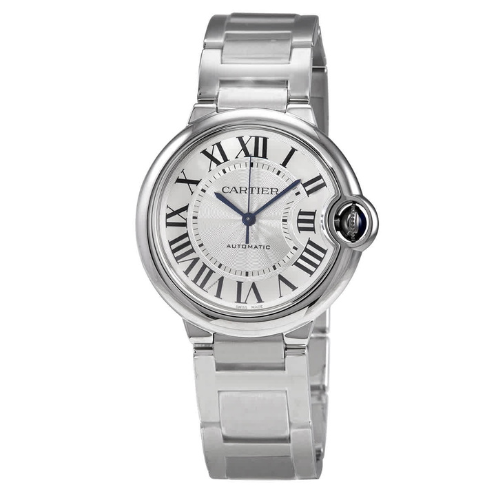 Photo: Cartier Ballon Bleu Automatic Silver Dial Unisex Watch WSBB0048