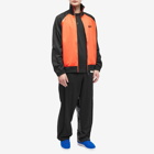 Moncler Men's x adidas Originals Zip Up Knit Track Jacket in Black/Orange