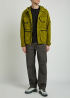 C.P. Company Panama Goggle Hooded Woven Jacket Green