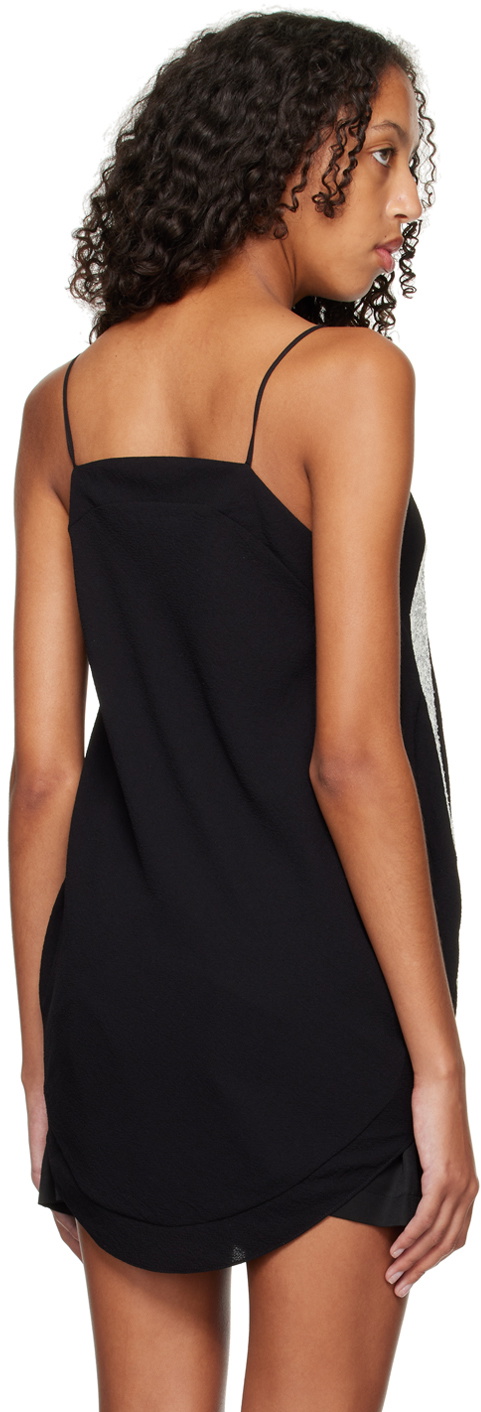 Nina Ricci Black Sequinned Tank Top