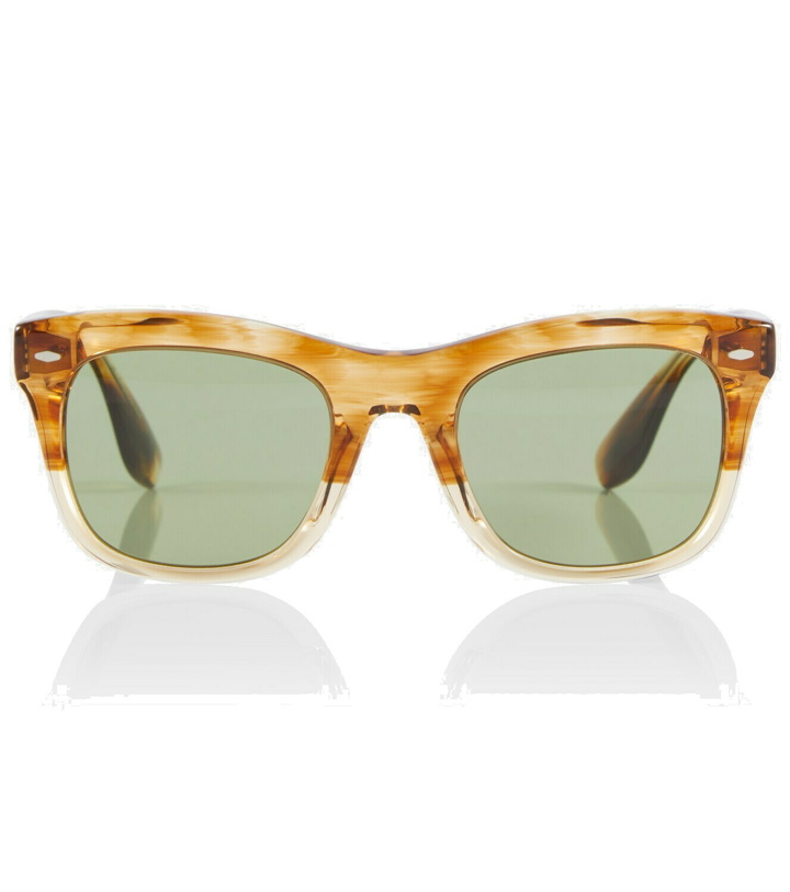 Photo: Brunello Cucinelli - x Oliver Peoples Mr Brunello square sunglasses