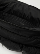 SAINT LAURENT - Leather-Trimmed Padded Shell Messenger Bag