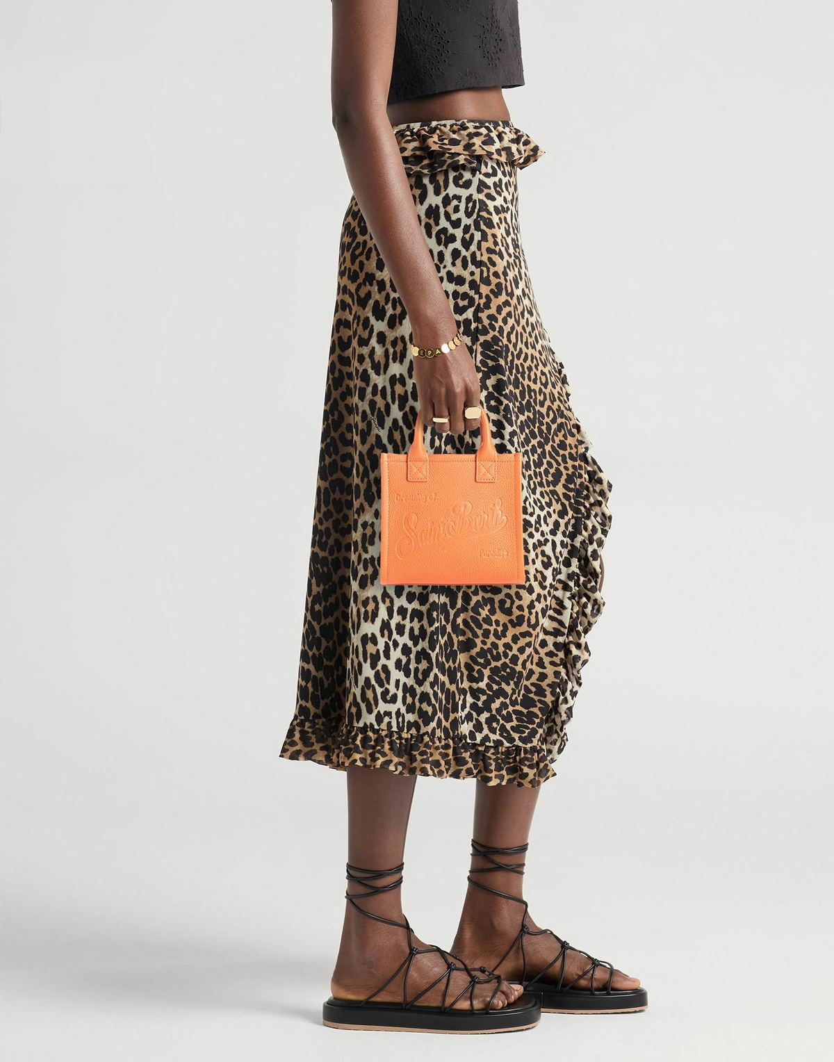 Mc2 Saint Barth Womens Handbag in Orange