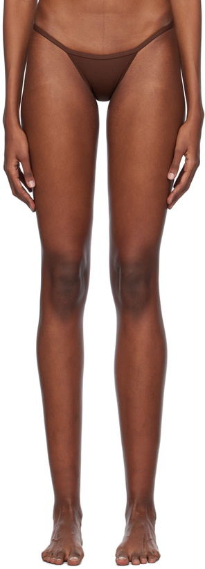 Photo: ÉTERNE Brown Thea 90s Bikini Bottom
