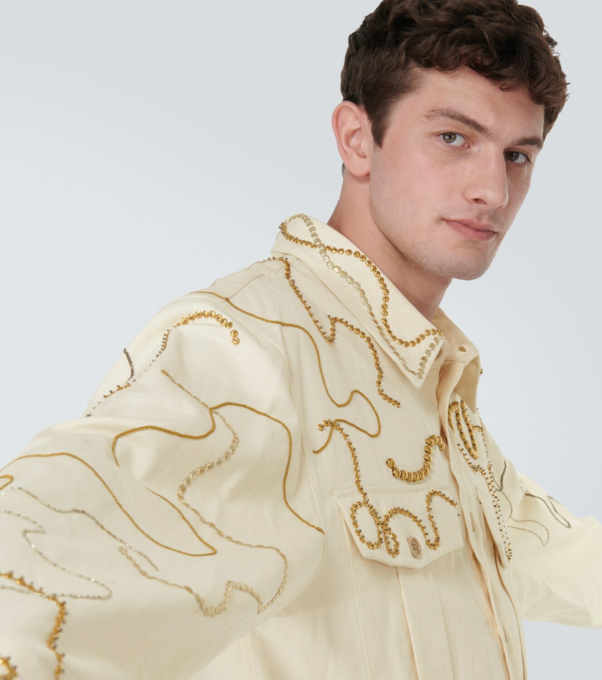 DRIES VAN NOTEN cotton shirt dress