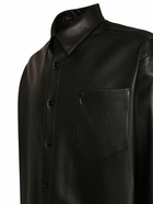 AMI PARIS - Adc Leather Overshirt